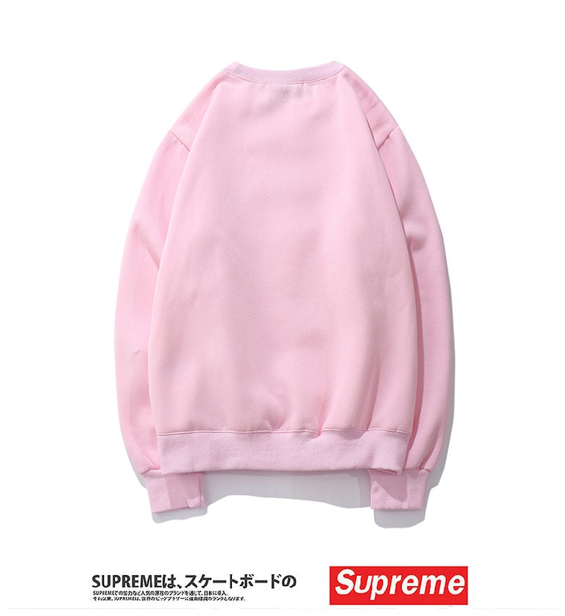 Supreme (シュプリーム) 15FW ボックスロゴ クルーネック スウェットシャツ(Box Logo Crewneck Sweatshirt) ピンク