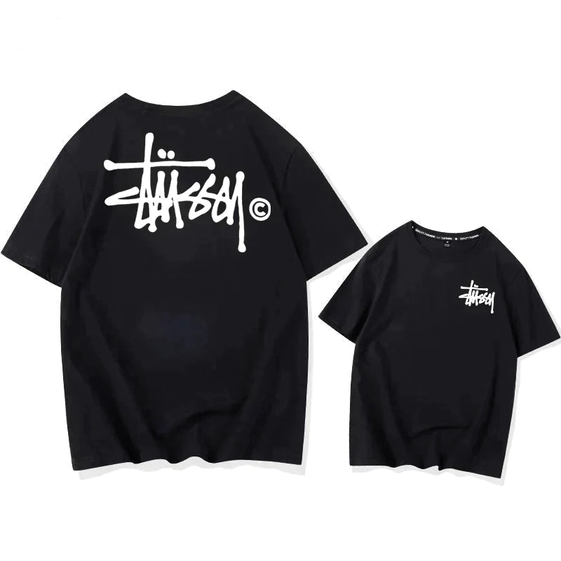 STUSSY fashionable casual short sleeves