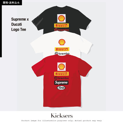 Supreme | Unisex Street Style Collaboration Logo T-Shirts★送関込★入手困難★誰もが欲しがる１着★