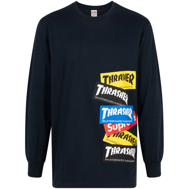 Supreme x Thrasher マルチロゴ スウェットシャツ