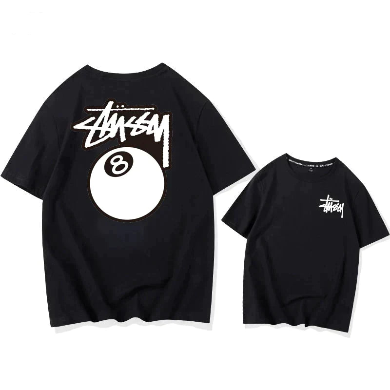 STUSSY fashionable casual short sleeves