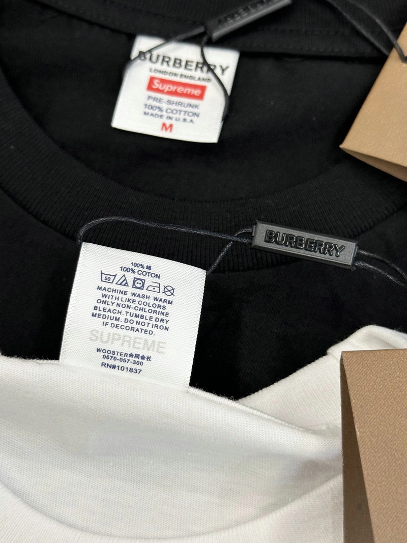 burberry × Supreme box logo tee★送関込★入手困難★誰もが欲しがる１着★