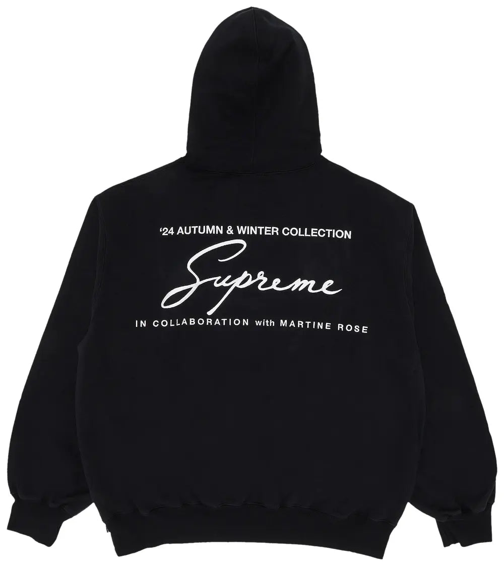 Supreme x Martine Rose Hooded Sweatshirt 'Black'
