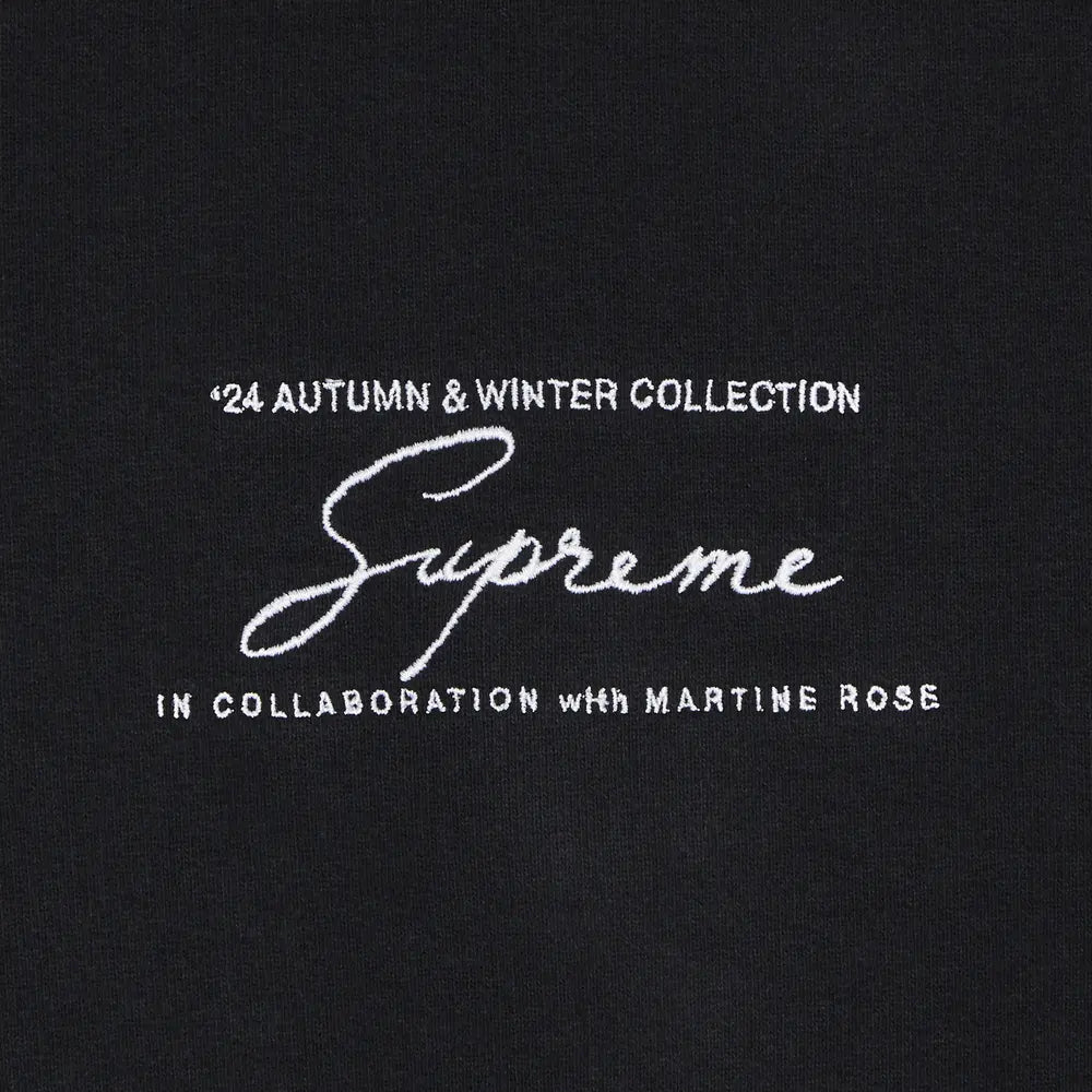 Supreme x Martine Rose Hooded Sweatshirt 'Black'