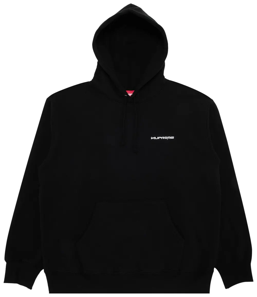 Supreme AOI Stacked Hooded Sweatshirt 'Black'