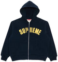 Supreme Arc Thermal Zip Up Hooded Sweatshirt 'Navy'