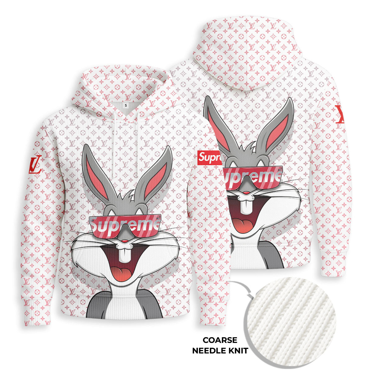 SUPREME/LOUIS VUITTON Bunny - Hoodies for Men and Women