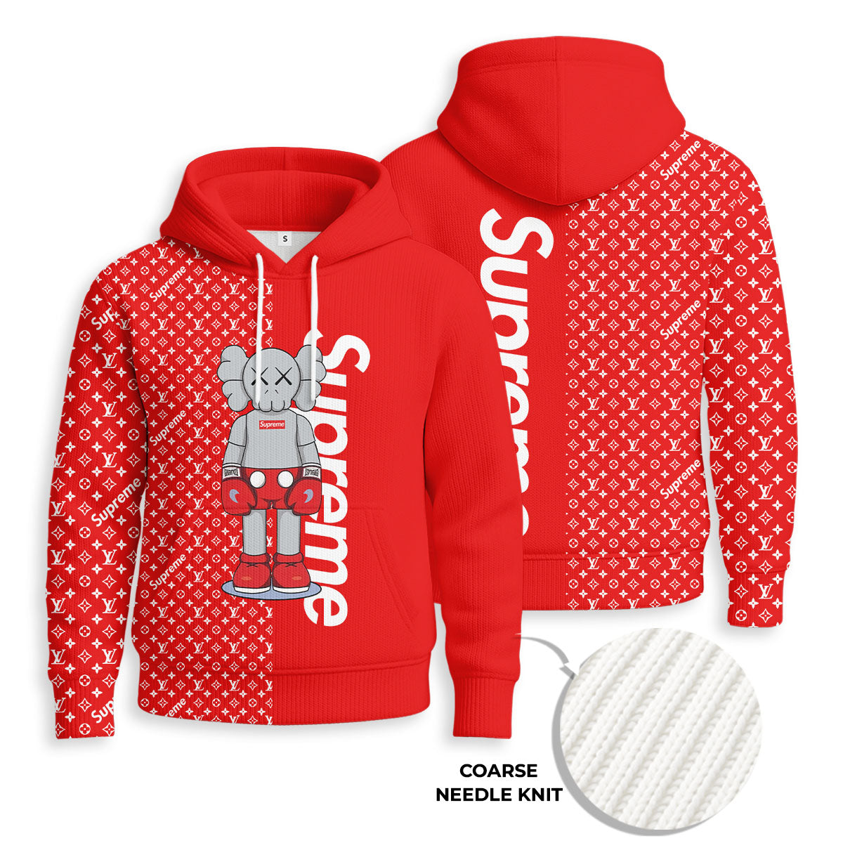 SUPREME/LOUIS VUITTON/Kaws - Hoodies for Men and Women