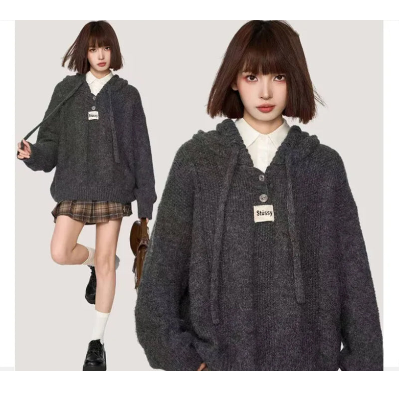 【2025 期間限定割引価格 数量限定】STUSSY High-end fashionable knitted sweater