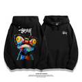 STUSSY fashionable lizard hoodie