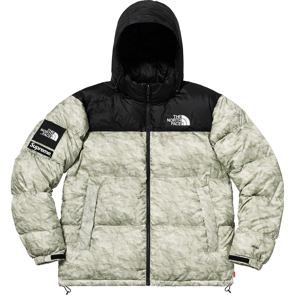 Supreme®/The North Face® Paper Print Nuptse Jacket