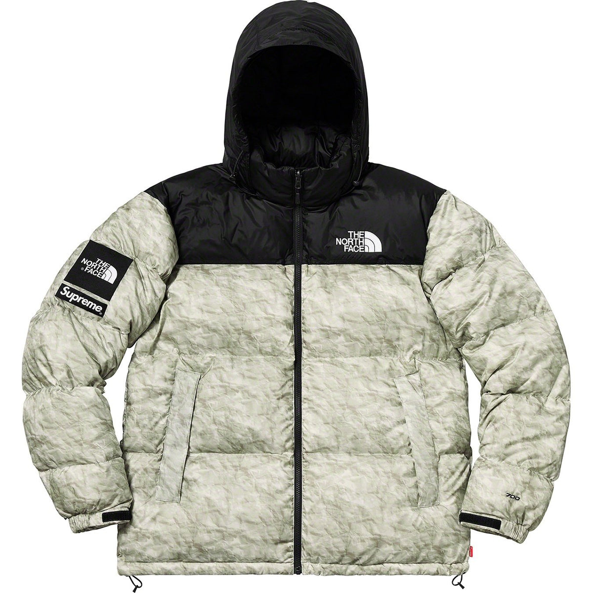 Supreme®/The North Face® Paper Print Nuptse Jacket
