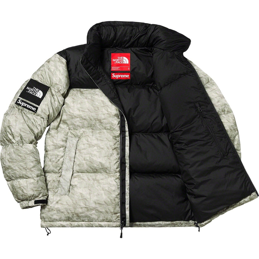 Supreme®/The North Face® Paper Print Nuptse Jacket