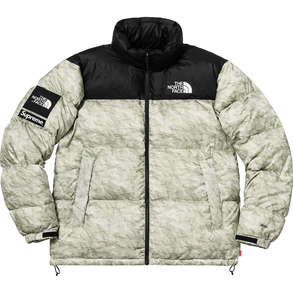 Supreme®/The North Face® Paper Print Nuptse Jacket