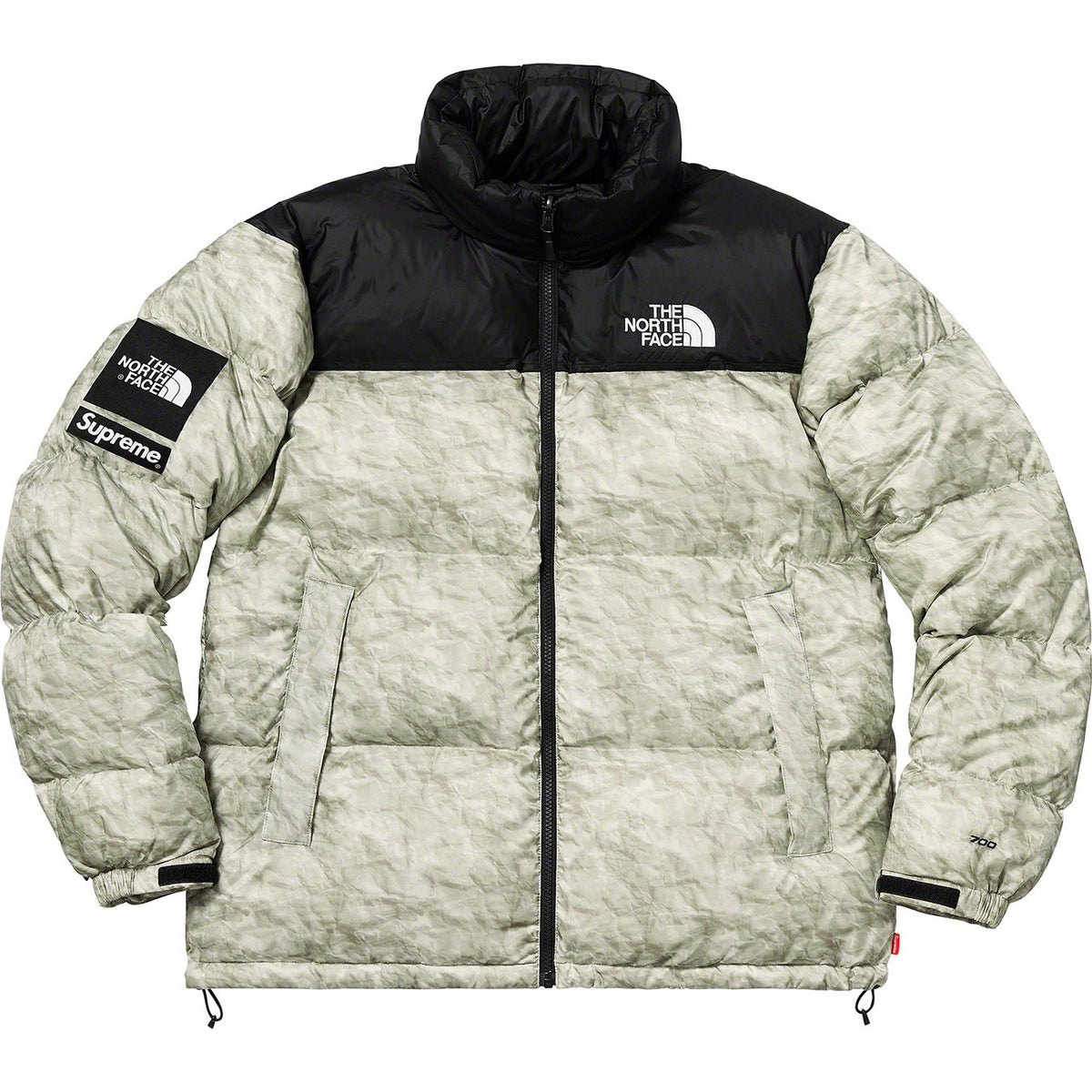Supreme®/The North Face® Paper Print Nuptse Jacket