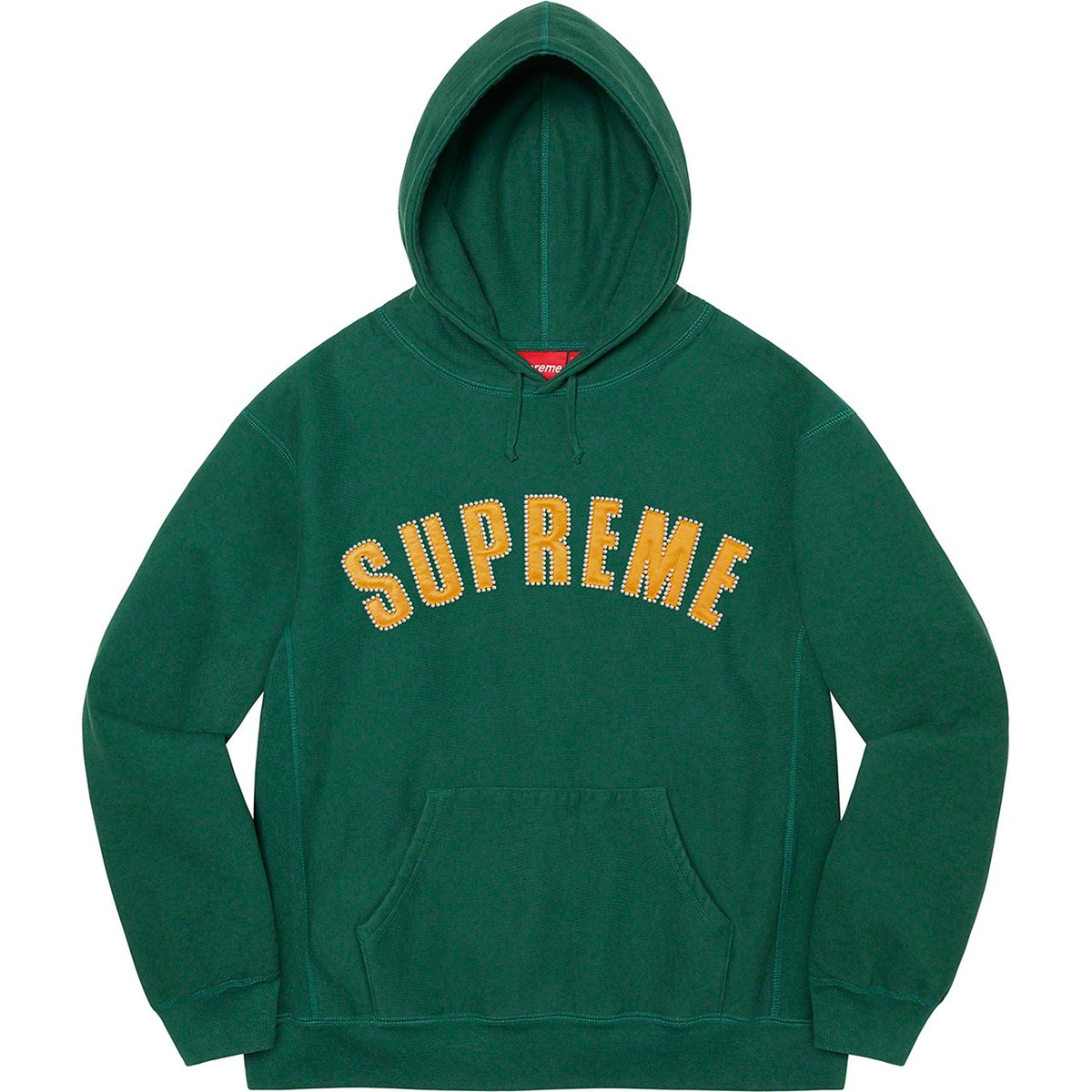 Supreme 21FW Pearl Logo Hooded Sweatshirt