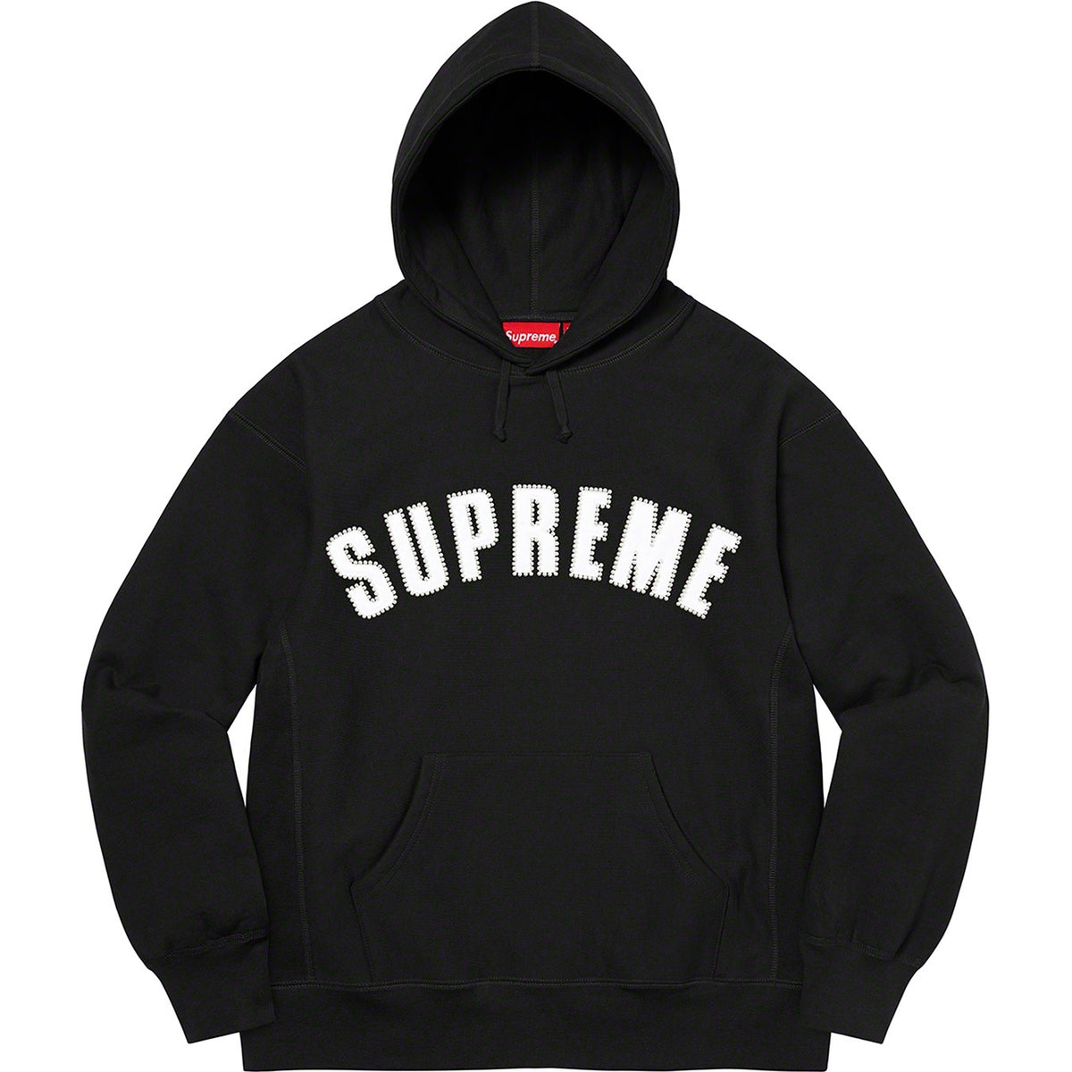 Supreme 21FW Pearl Logo Hooded Sweatshirt