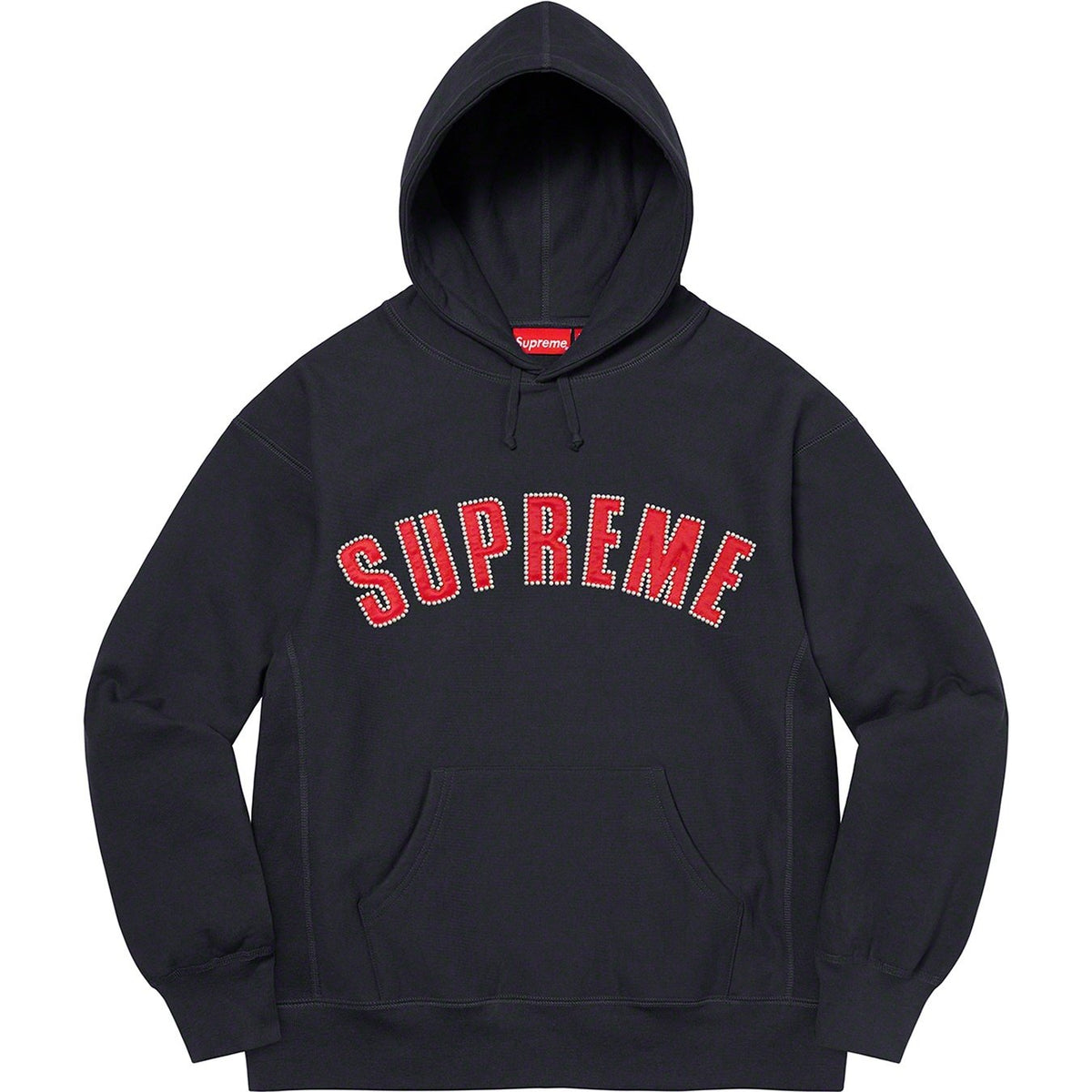 Supreme 21FW Pearl Logo Hooded Sweatshirt