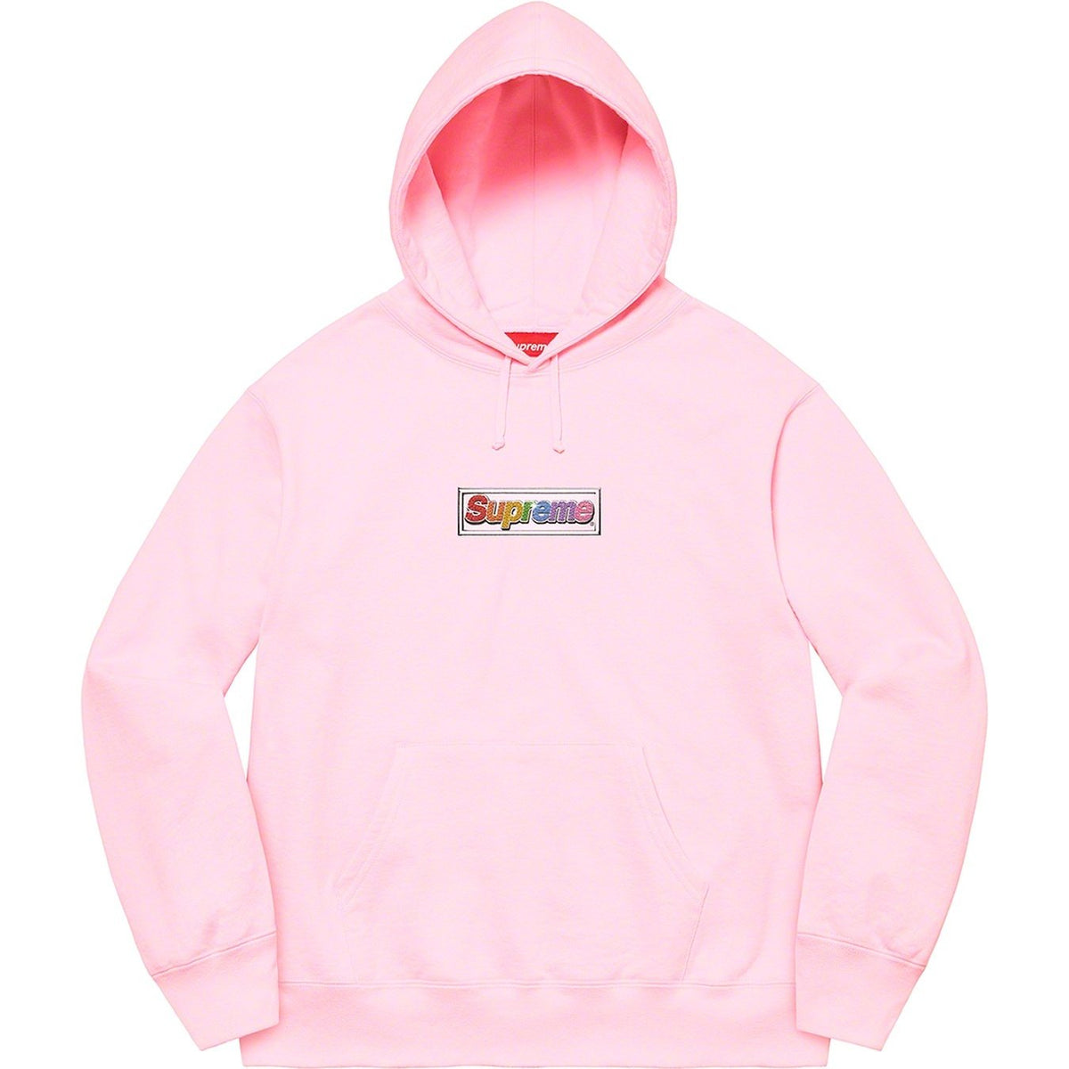 Supreme 22FW Bling Box Logo Hooded Sweatshirt