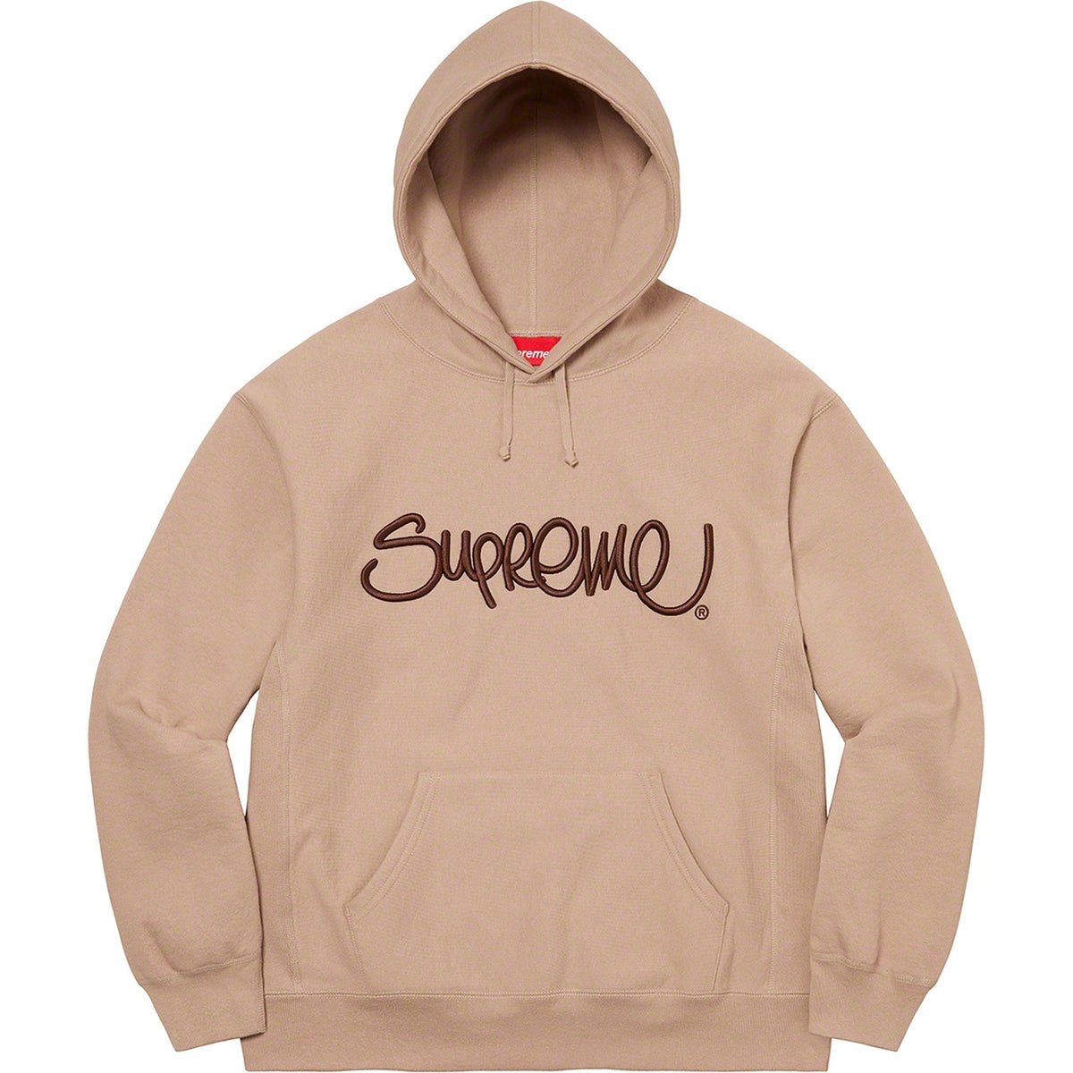 Supreme 22FW Raised Handstyle Hooded Sweatshirt