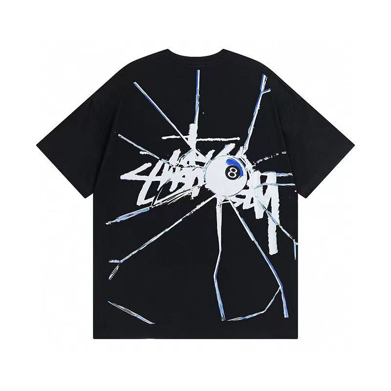 STUSSY 3D printing creative design series T-shirt