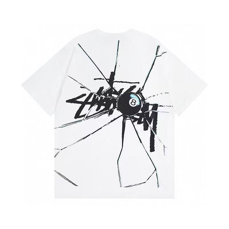 STUSSY 3D printing creative design series T-shirt