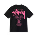 STUSSY pink print series T-shirt