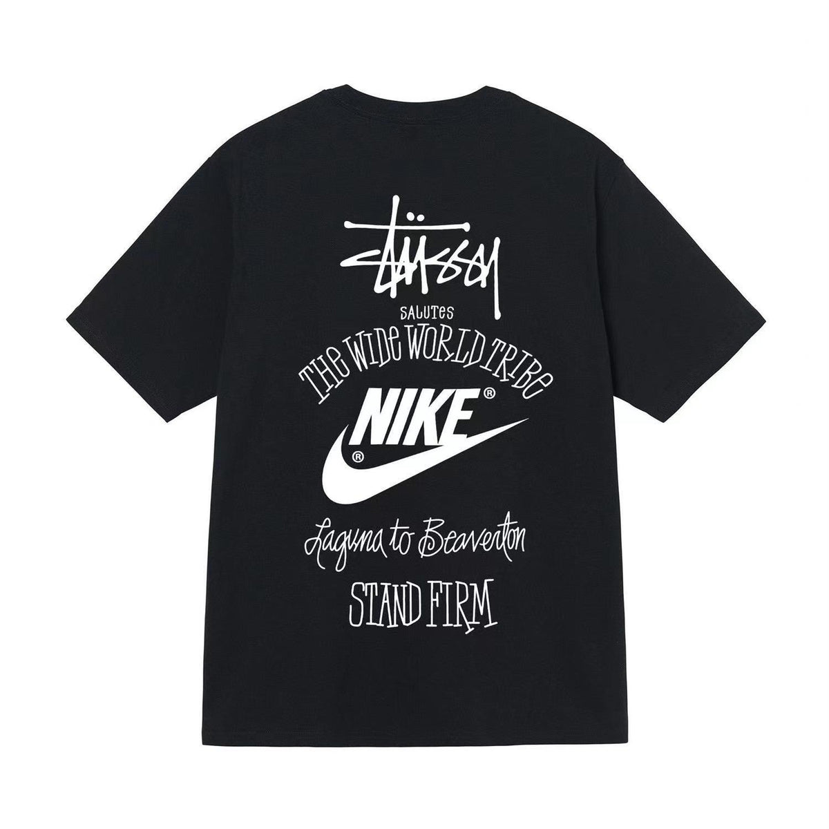 STUSSY NIKE joint graffiti T-shirt