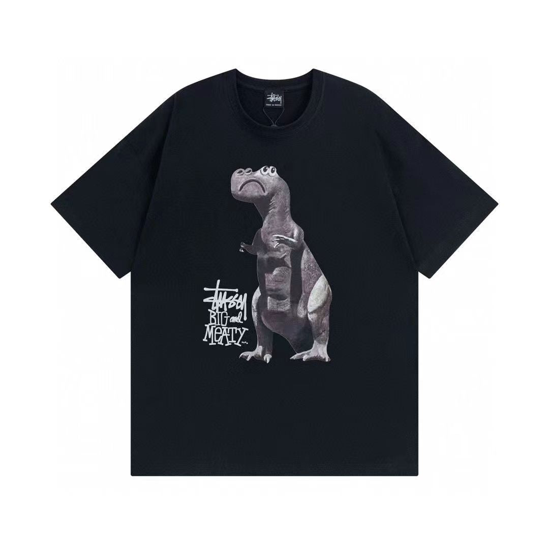 STUSSY Dinosaur Series Men's and Women's T-shirts
