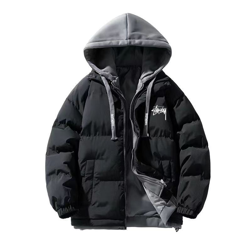 STUSSY オールインワン フーディ ダウンジャケット ～防風・防水・防寒（ユニセックス）