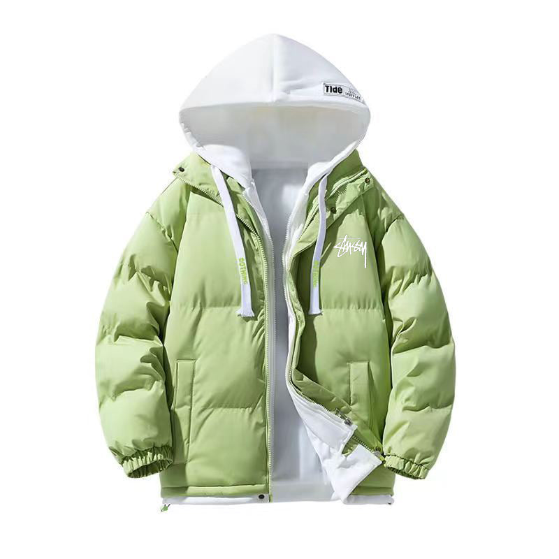 STUSSY オールインワン フーディ ダウンジャケット ～防風・防水・防寒（ユニセックス）