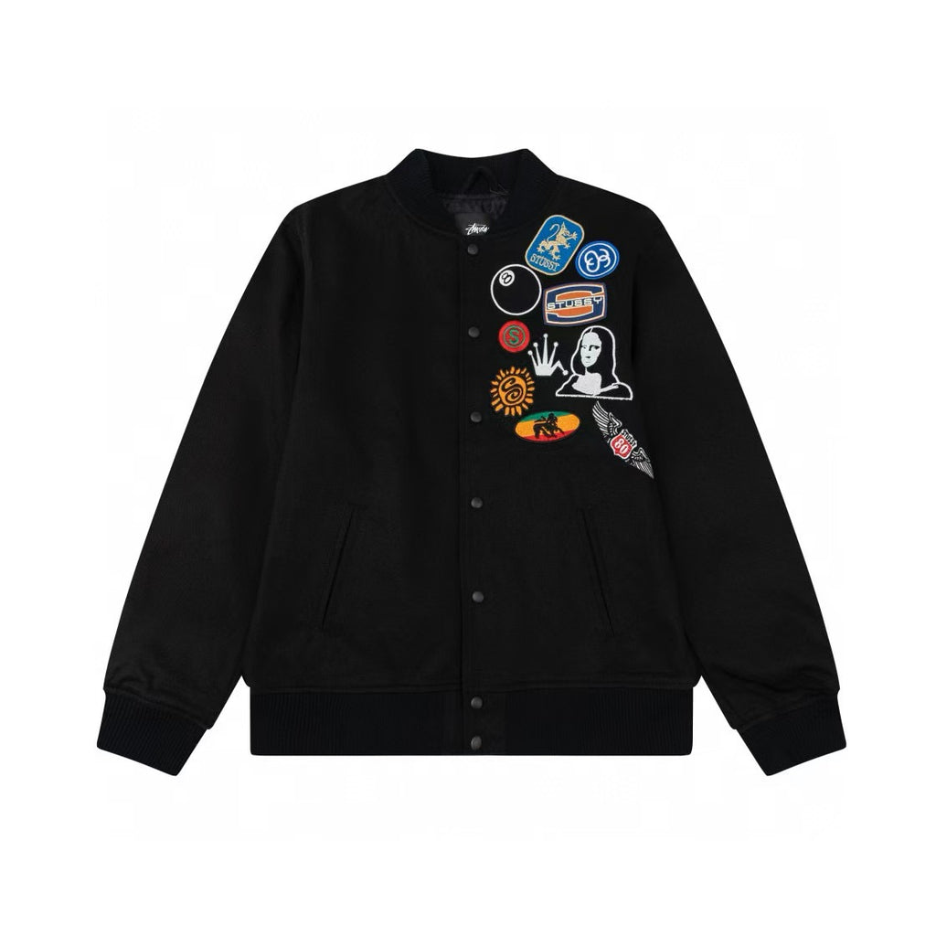 STUSSY American Fashion Badge Embroidered Jacket（ユニセックス）