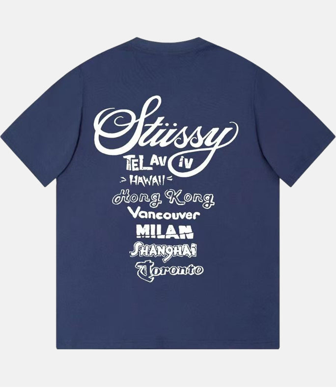 STUSSY American Street Style T-Shirts