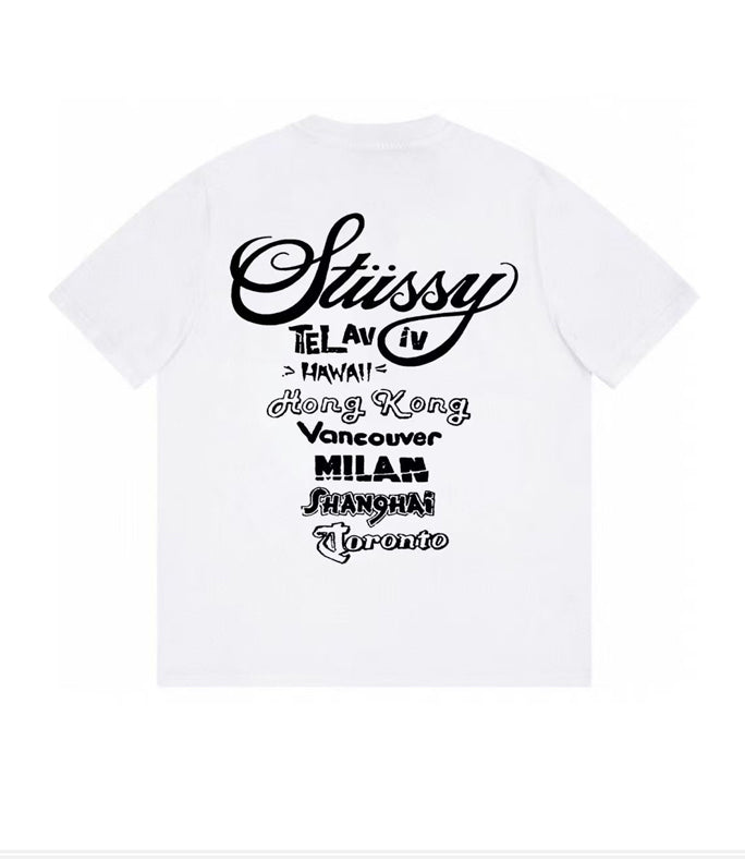 STUSSY American Street Style T-Shirts