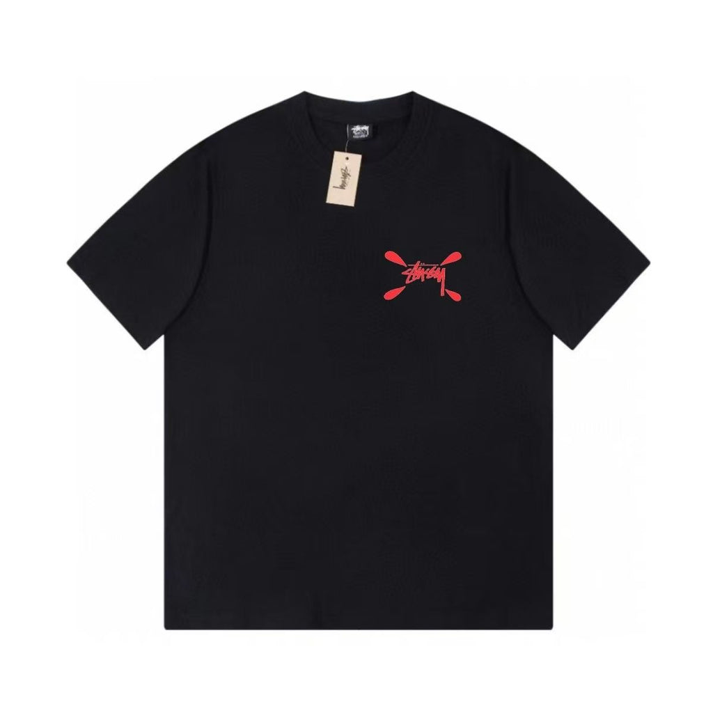 STUSSY Creative funny graffiti T-shirt