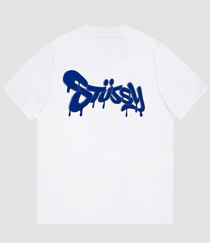 STUSSY Creative funny graffiti T-shirt
