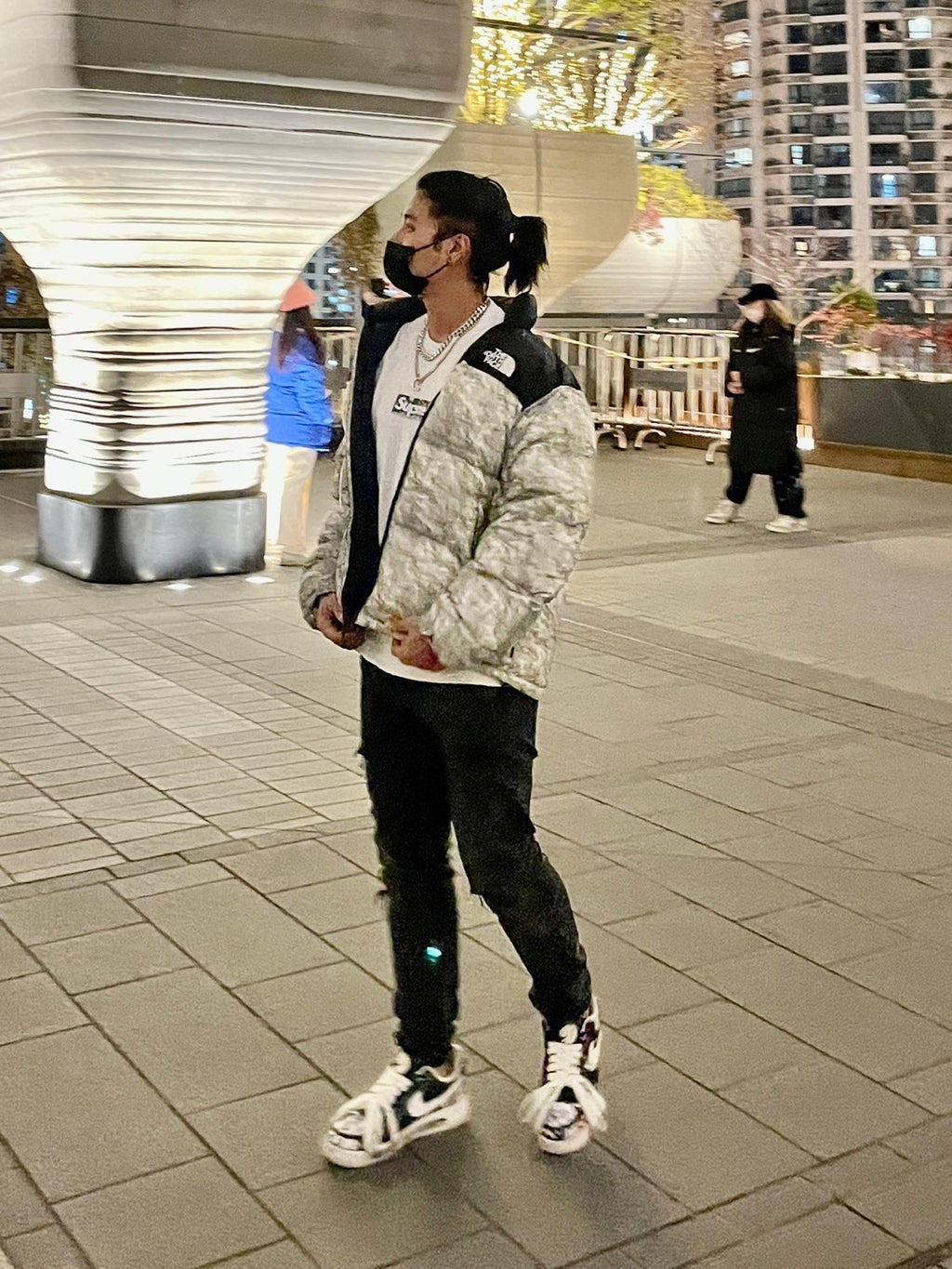 Supreme®/The North Face® Paper Print Nuptse Jacket