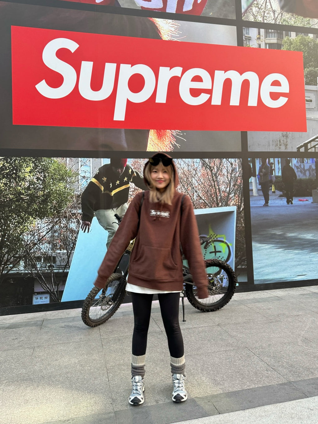 Supreme 19FW Bandana Box Logo Hooded Sweatshirt