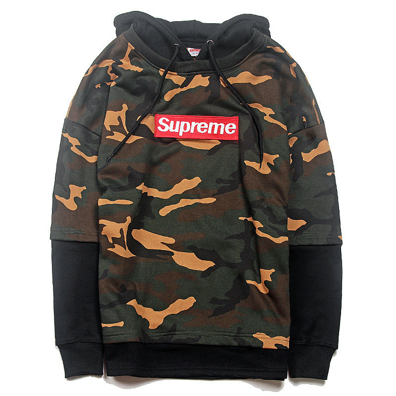 Supreme Camo False Two フーデッド パーカー 2色