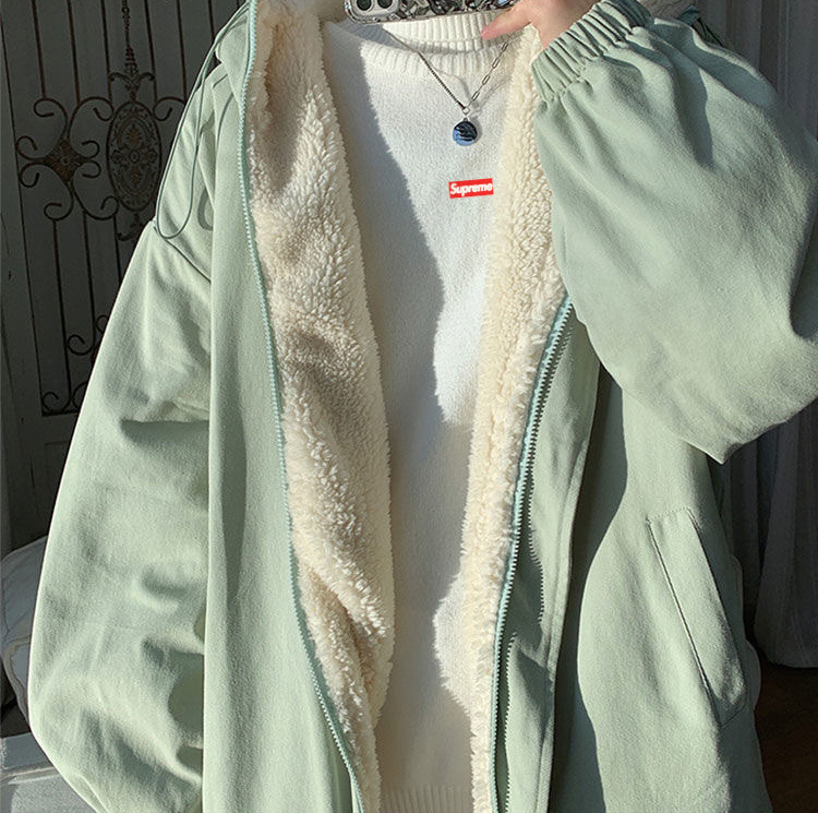 【数量限定】SUPREME 2024冬新作 イミテーションシェルパジャケット＆コットンコート【グリーン】
