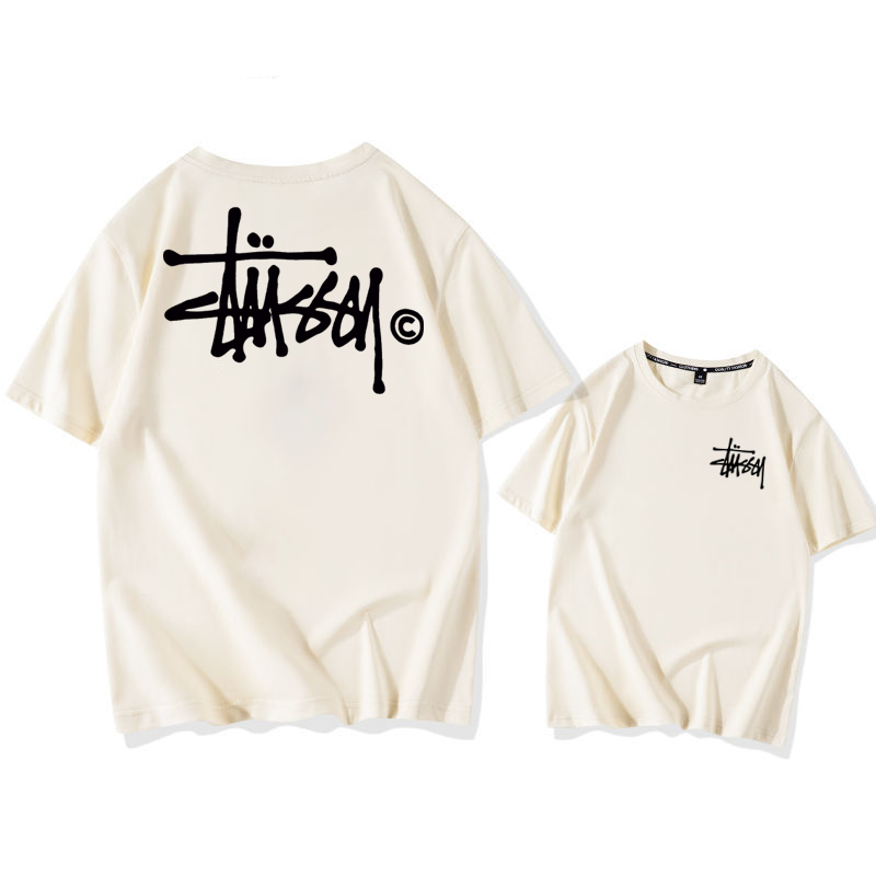 STUSSY fashionable casual short sleeves