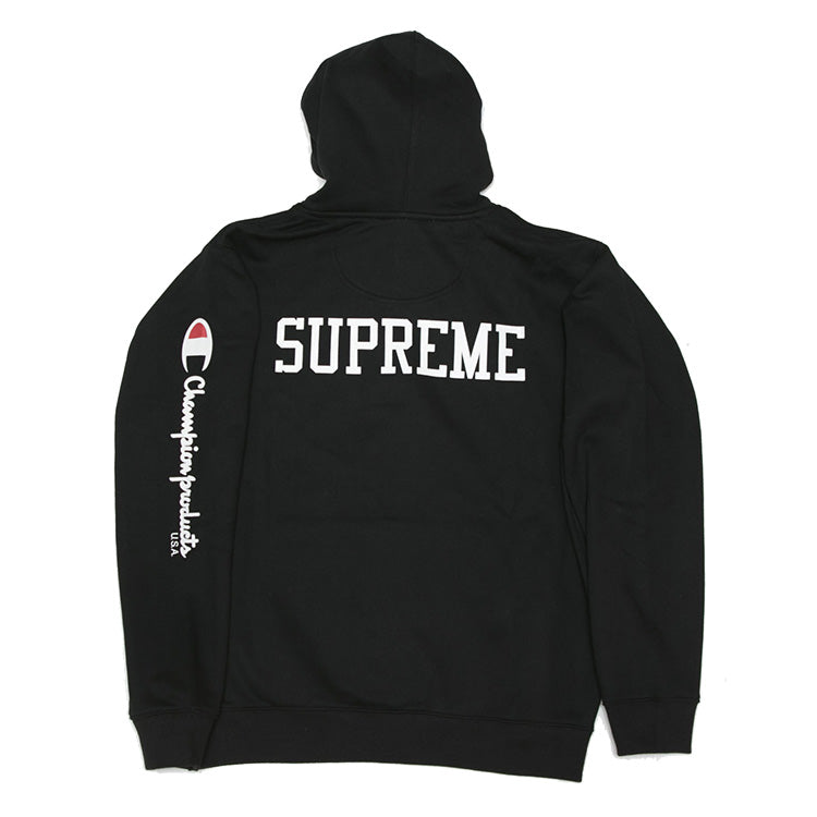 Supreme (シュプリーム) 16AW チャンピオンフード付きスエットシャツ ブラック