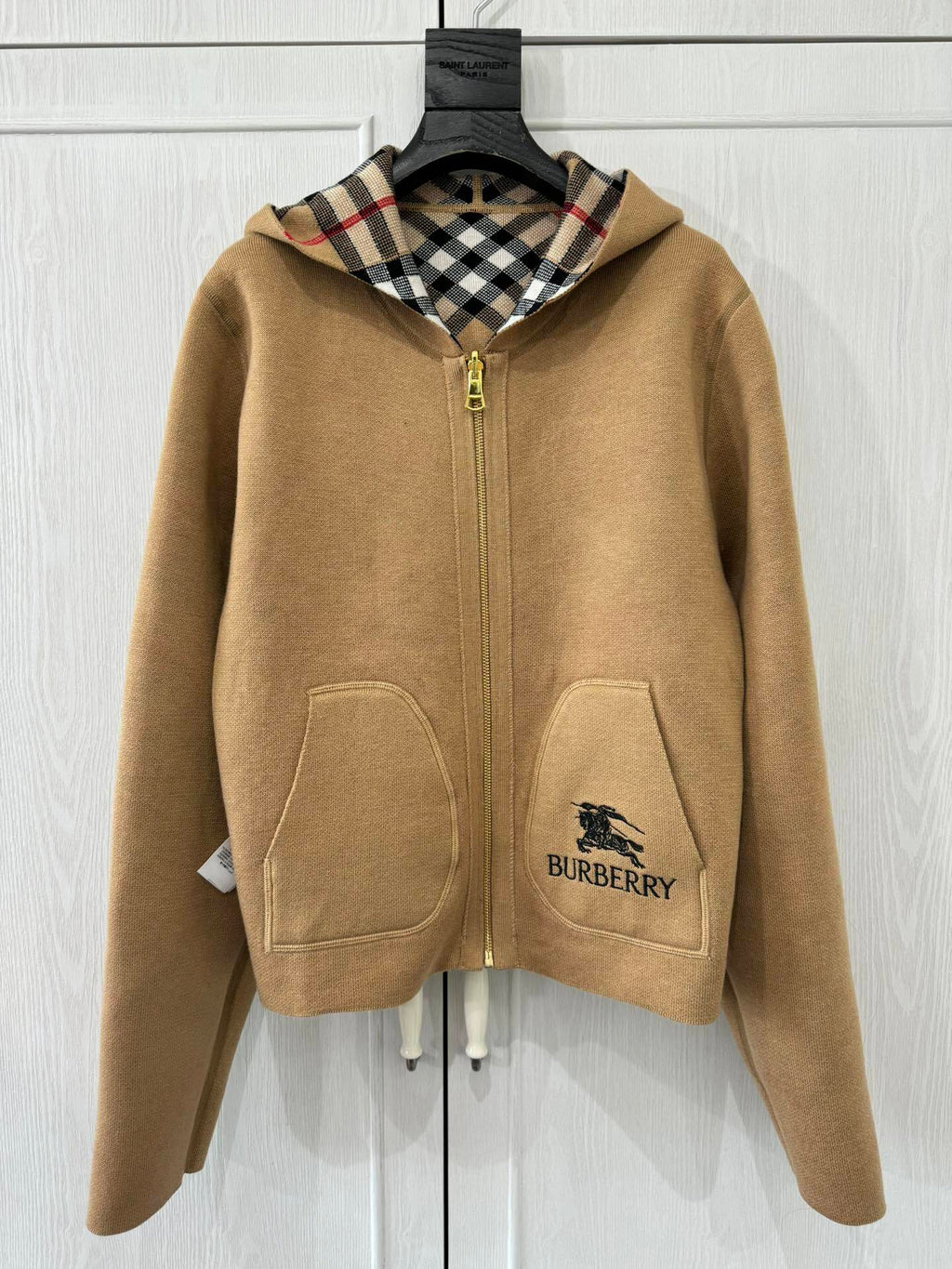 Burberry 新しいスタイルリバーシブルカシミヤジャケット