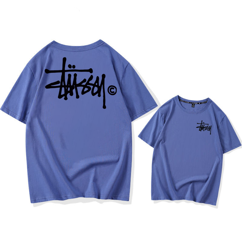 STUSSY fashionable casual short sleeves