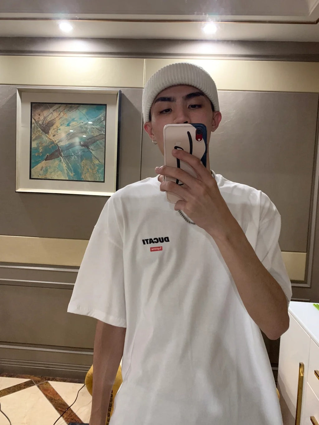 Supreme | Unisex Street Style Collaboration Logo T-Shirts★送関込★入手困難★誰もが欲しがる１着★