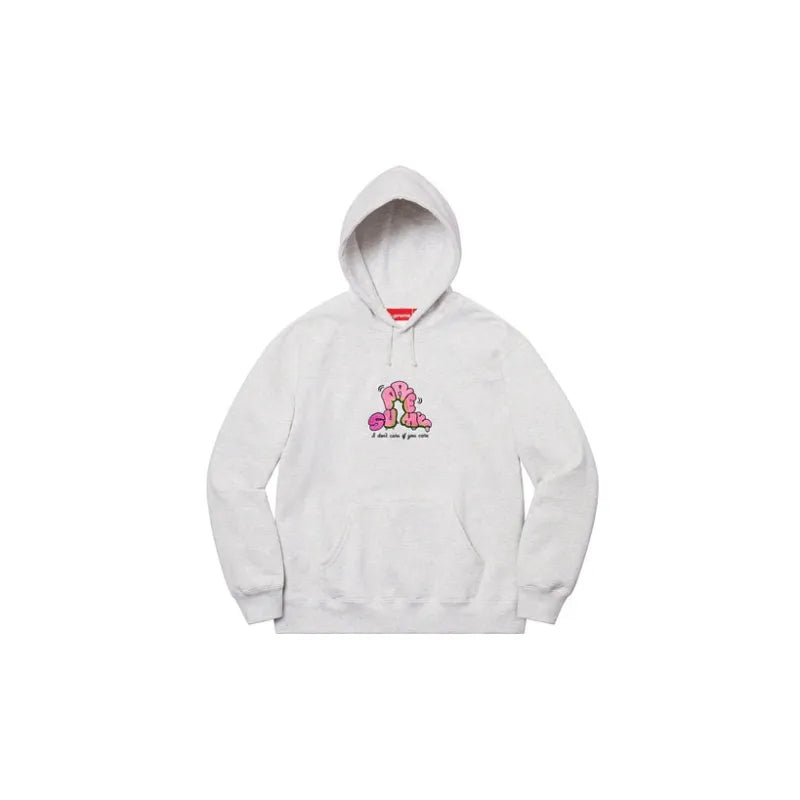 Supreme Don't Care Hooded Sweatshirt