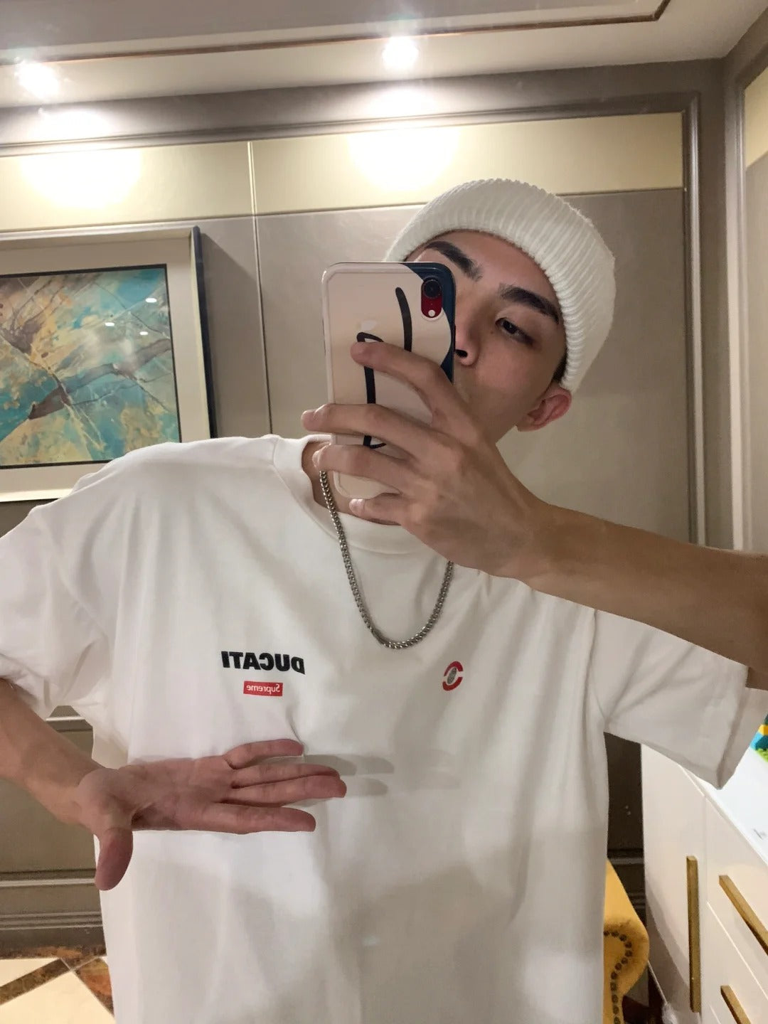 Supreme | Unisex Street Style Collaboration Logo T-Shirts★送関込★入手困難★誰もが欲しがる１着★