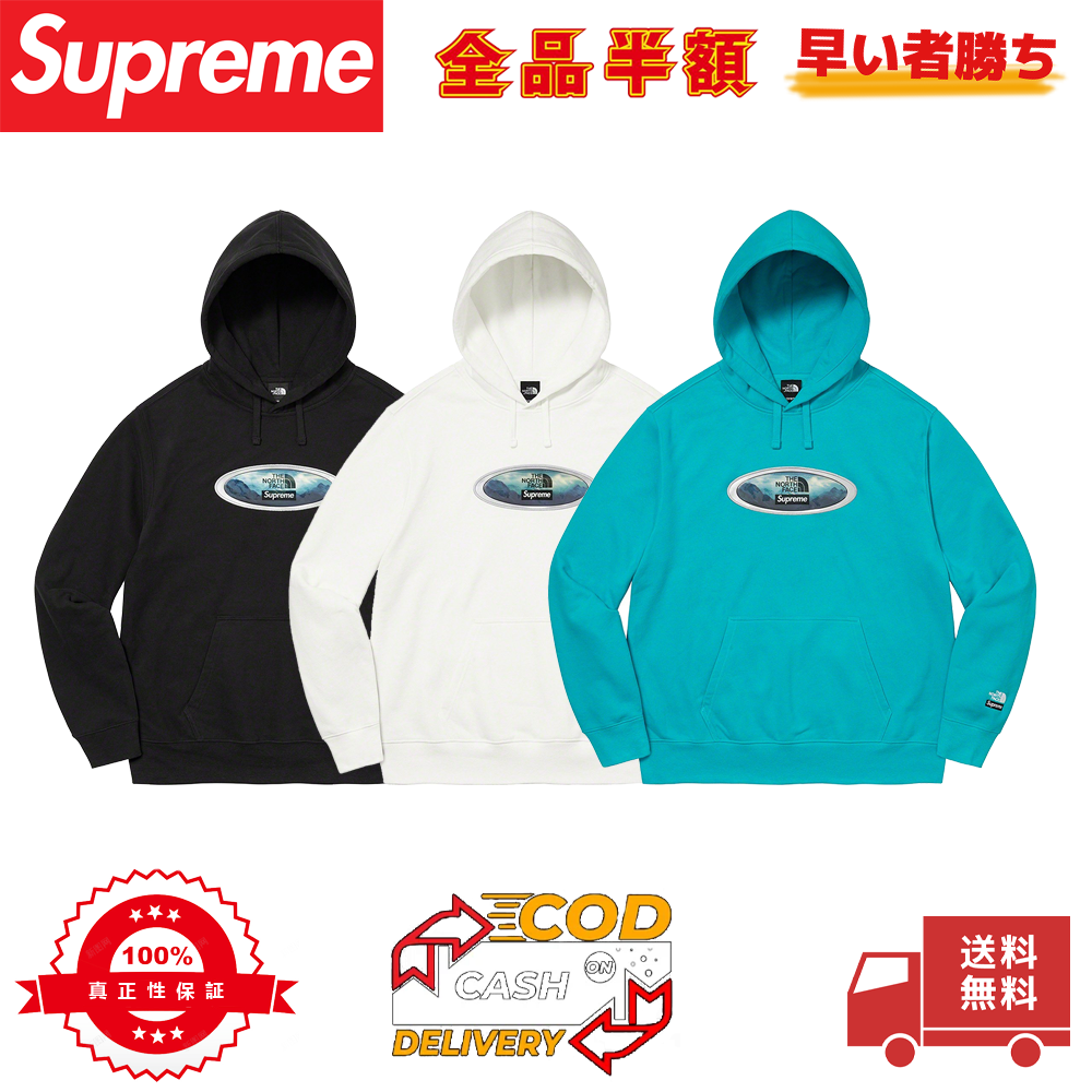 Supreme®/The North Face® Lenticular Mountains Hooded Sweatshirt