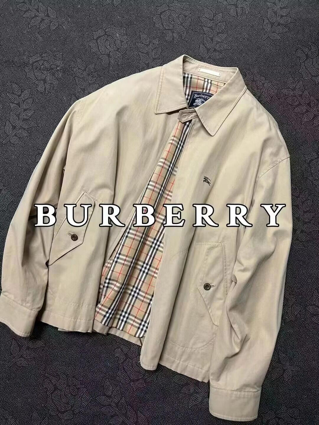 BURBERRY Vintage カーキのクラシックジャケット