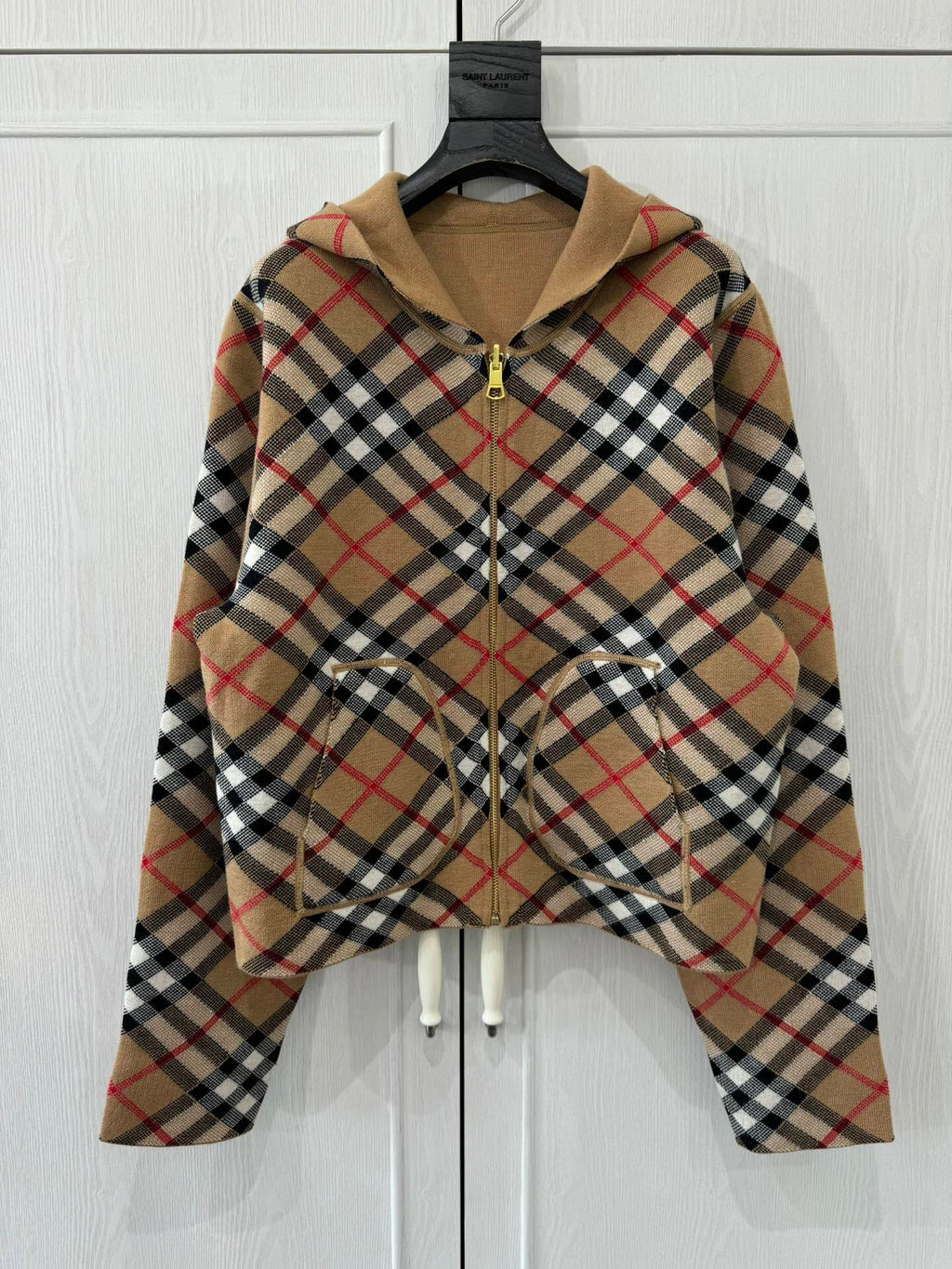 Burberry 新しいスタイルリバーシブルカシミヤジャケット